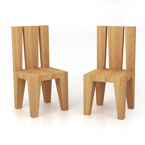 Chaise contemporaine - DMF/008 - Itlas - d'intérieur / en bois massif / résidentielle