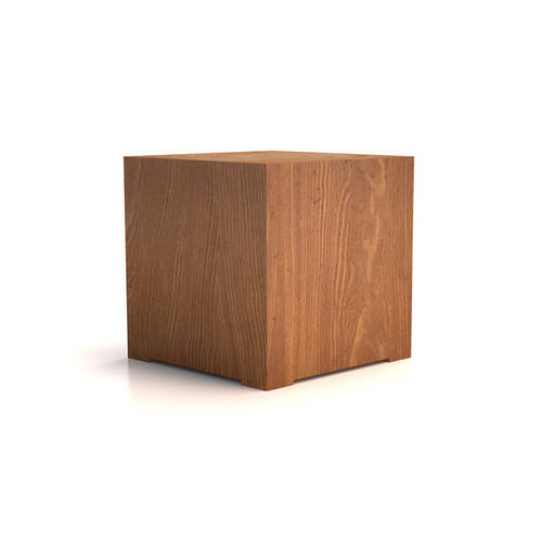 Pouf contemporain - Itlas - en bois massif