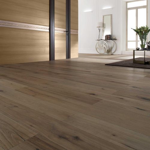 Parquet contrecollé - ROMAGNOLI - à coller / en lames / rainuré