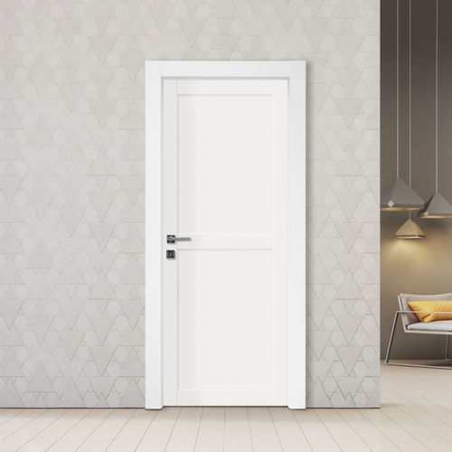 Porte d'intérieur - Minimal Style - Nusco - en MDF / en stratifié / pivotante à axe excentré