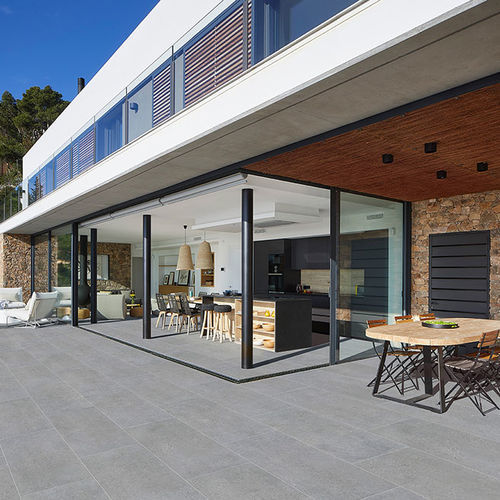 Carrelage en grès cérame - ICONIC - Rosa Gres - lisse / d'extérieur / pour terrasse