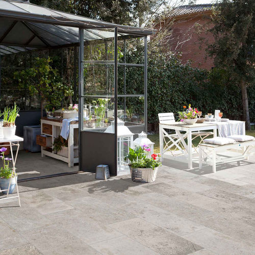 Revêtement de sol en grès cérame - Rosa Gres - d'extérieur / pour marche / pour terrasse