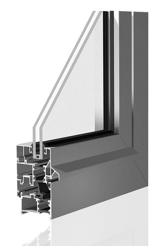 Profilé pour fenêtre en aluminium - LEX A63 RPT - Laminex - à coupure thermique