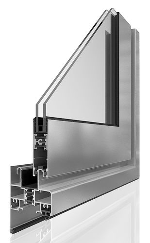 Profilé pour porte en aluminium - C 71 - Laminex - à coupure thermique