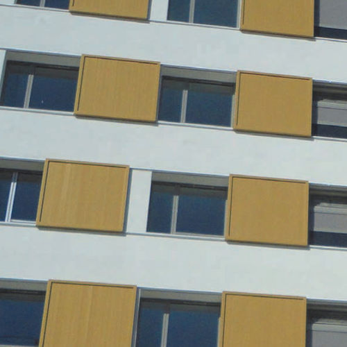 Brise-soleil en matières recyclées - DUFIX 40t ECO2 - Durmi - en plastique recyclé / pour façade / vertical