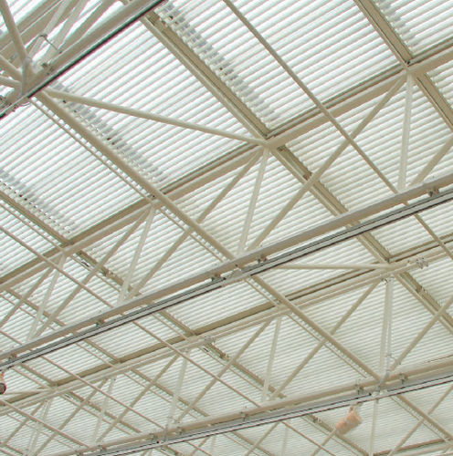 Brise-soleil en aluminium - DUTEC 80E  - Durmi - pour toiture / pour abri / horizontal