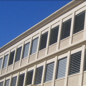 Brise-soleil en PVC - DUTEC 145E - Durmi - pour façade / vertical / orientable