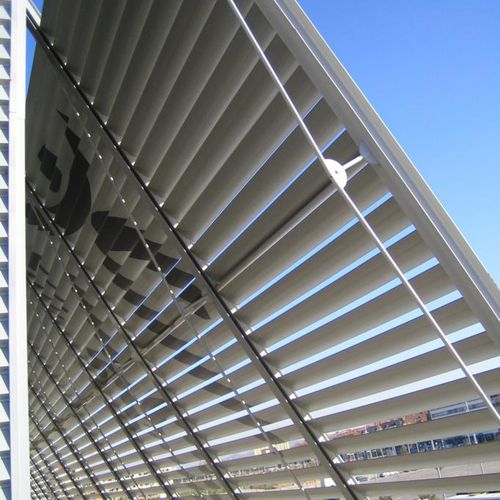 Brise-soleil en aluminium - DUTEC 145E AL - Durmi - pour façade / vertical / orientable