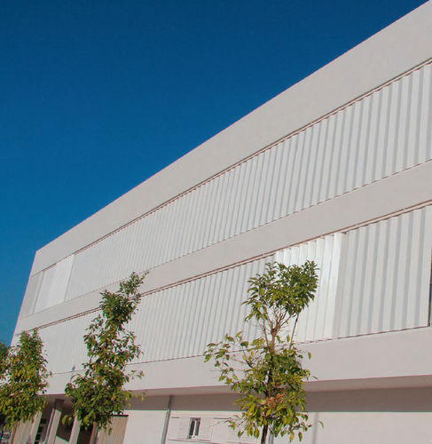Brise-soleil en acier galvanisé - DUTEC 250-600 H - Durmi - pour façade / vertical / orientable