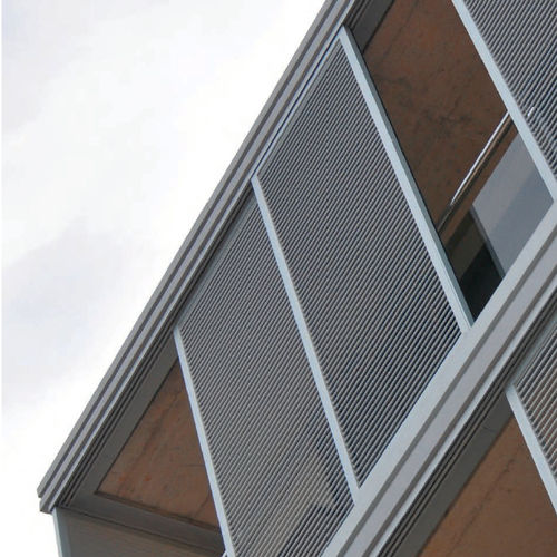 Brise-soleil en aluminium - DUFIX 50ov AL - Durmi - pour façade / vertical / orientable