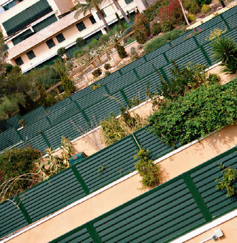 Clôture à panneaux - DUFIX 100Y - Durmi - de jardin / en aluminium / brise-vue