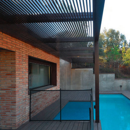 Brise-soleil en aluminium - DUFIX 35T AL - Durmi - pour façade / horizontal / orientable