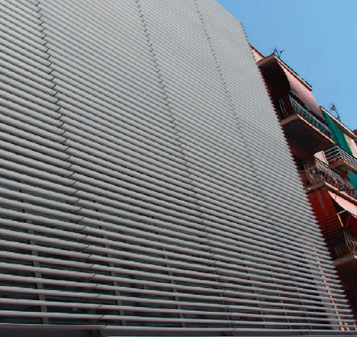 Brise-soleil en aluminium - DULINE 150E - Durmi - pour façade / vertical / orientable
