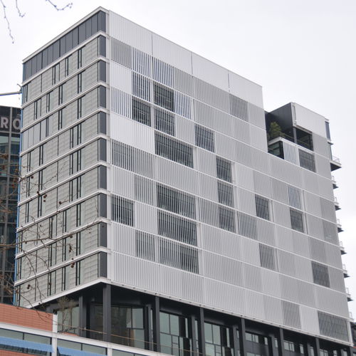 Brise-soleil en aluminium - DUTEC 400E - Durmi - pour façade / motorisé