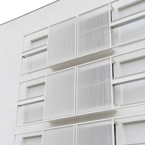 Brise-soleil en aluminium - DULINE 50T-100T - Durmi - pour façade / vertical / horizontal