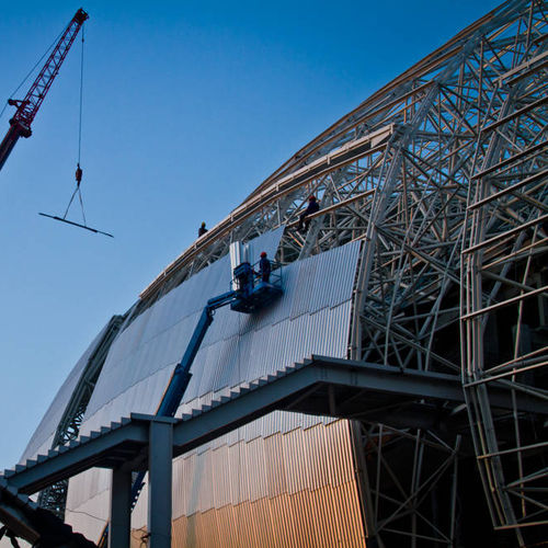 Charpente métallique pour structure tendue - ARENA DAS DUNAS - Lanik