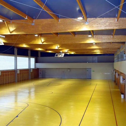Charpente en bois lamellé-collé - POLIDEPORTIVO EN SODUPE - Lanik - de charpente / professionnelle