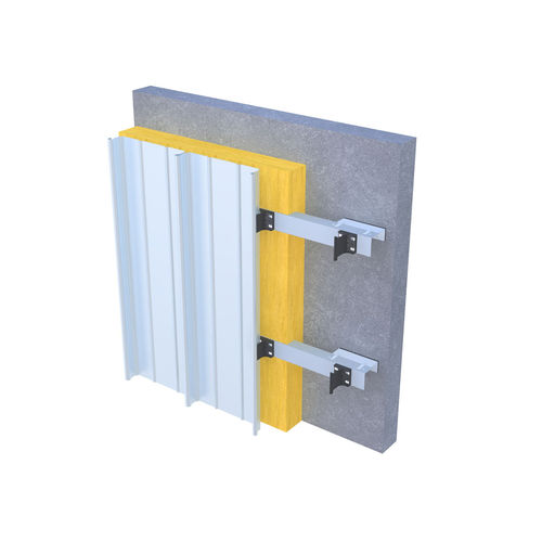 Système de façade en acier - STANDING SEAM - Kalzip - modulaire