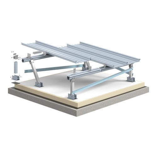 Système de toiture aluminium - VARIO LB - Kalzip - à joint debout / de profilé métallique / avec panneau isolant