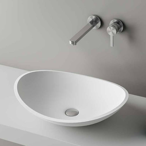 Vasque à poser - ATTICA - PLANIT - en Corian® / ovale / sans trou