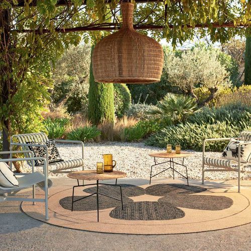 Tapis contemporain - Amapola - Elitis - à motif floral / en latex / en PET