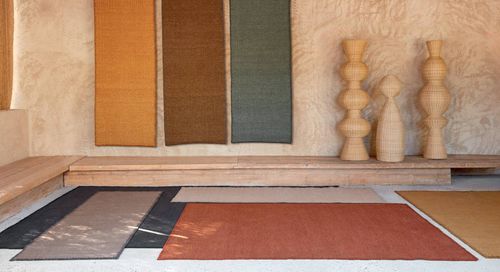 Tapis contemporain - Tenere - Elitis - uni / en laine / en coton