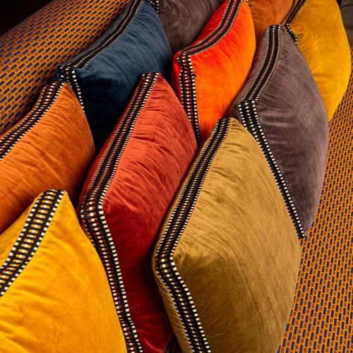 Coussin rectangulaire - Athena - Elitis - uni / résidentiel / en coton