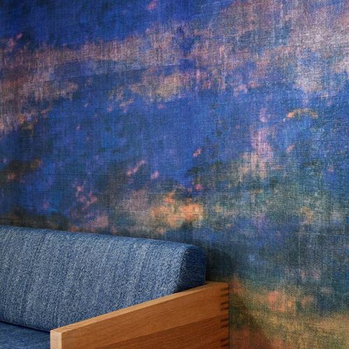 Papier peint contemporain - Éternité - Elitis - en vinyle / à motif / aspect tissu