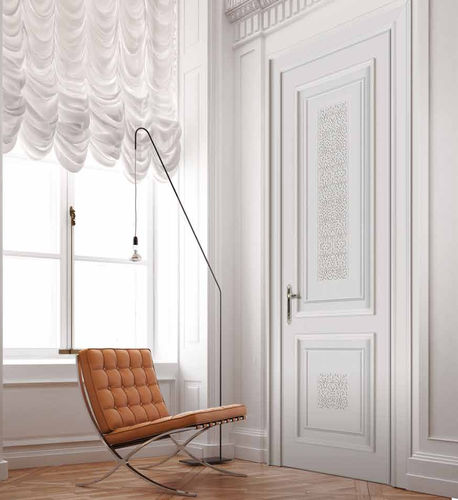 Porte d'intérieur - INTALIA LUISA - AGOPROFIL S.p.A - en bois / battante / traditionnelle