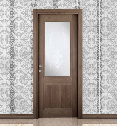 Porte d'intérieur - DIAMONDCLASS 611 - AGOPROFIL S.p.A - en chêne / battante / classique
