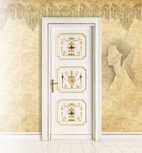 Porte d'intérieur - LORRAINE - AGOPROFIL S.p.A - en bois / battante / traditionnelle