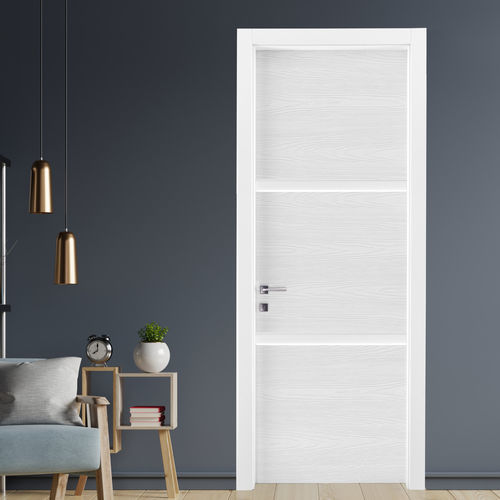 Porte d'intérieur - AVALON - AGOPROFIL S.p.A - en MDF / battante / contemporaine