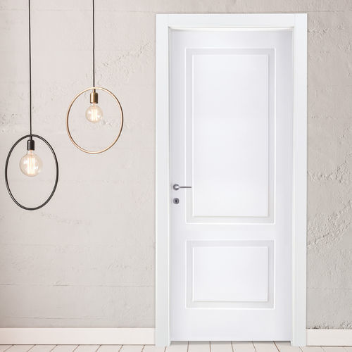 Porte d'intérieur - ELBA - AGOPROFIL S.p.A - en MDF / battante / contemporaine