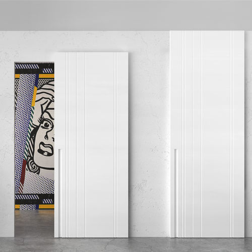 Porte d'intérieur - 227 FAIRY-1A S2 - AGOPROFIL S.p.A - en MDF / coulissante / contemporaine