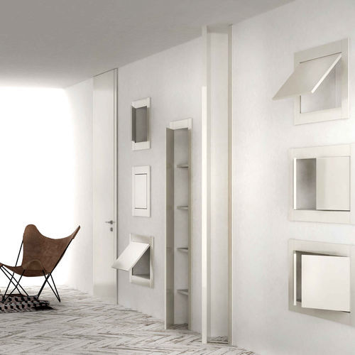 Niche murale en bois - ZERO-WALL SYSTEM CLOUD - AGOPROFIL S.p.A - verticale / rectangulaire / carrée