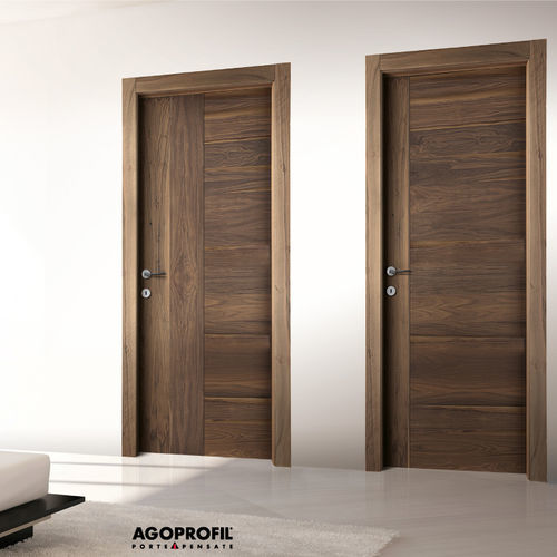 Porte d'intérieur - DIAMOND 656 / DIAMOND 657 - AGOPROFIL S.p.A - en bois / battante / traditionnelle