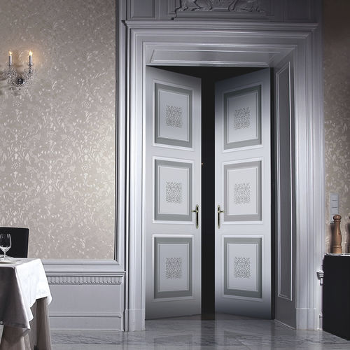 Porte d'intérieur - INTALIA CATERINA DOPPIA - AGOPROFIL S.p.A - en MDF / battante / classique