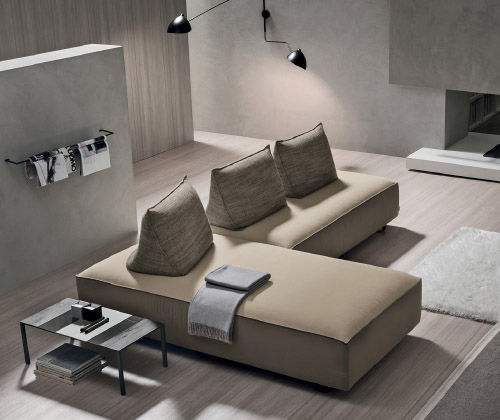 Canapé modulable - FLOWER - Nuova Linea Valentini - contemporain / en tissu / 2 places