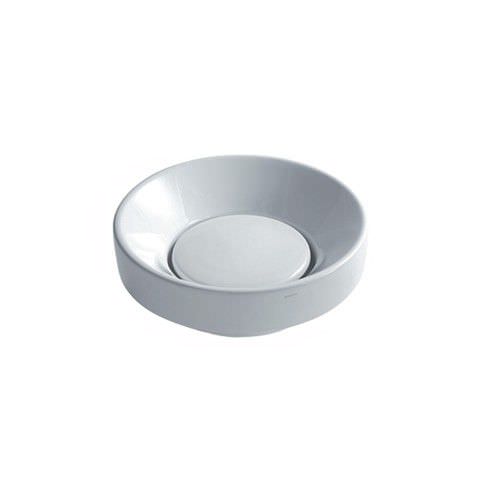 Vasque à poser - 6070 - GALASSIA - en céramique / avec miroir ajustable / ronde