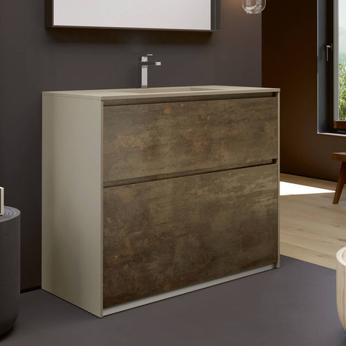 Meuble vasque suspendu - TR113 - RAB ARREDOBAGNO - en HPL / contemporain / sans porte