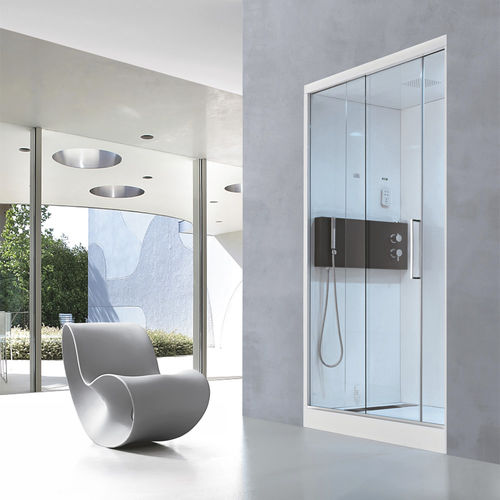 Cabine de douche à vapeur - SOUL - HAFRO srl - multifonction / en verre / en acrylique