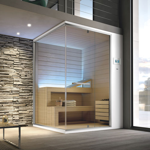 Sauna finlandais - GHIBLI SAUNA - HAFRO srl - résidentiel / en bois / en verre trempé