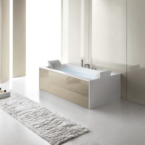 Baignoire d'angle - SENSUAL - HAFRO srl - à poser / pour habitat / en Corian®