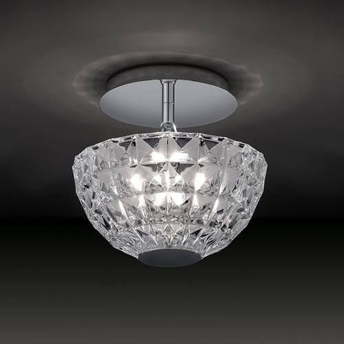 Plafonnier contemporain - DECO - alma light - rond / en verre soufflé / en cristal