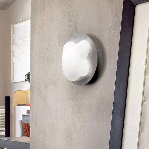 Applique murale contemporaine - MIZU - alma light - d'intérieur / en verre opalescent / en aluminium