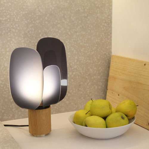 Lampe de table - OPHELIA - alma light - de chevet / en bois / en méthacrylate