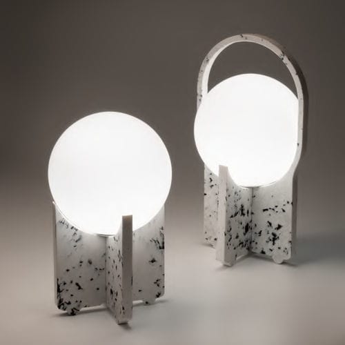 Lampe de table - NONET - alma light - baladeuse / en verre / en polyéthylène
