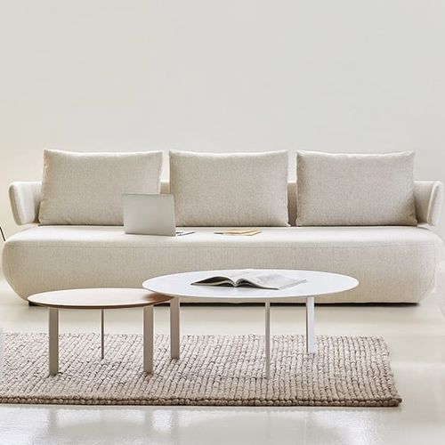 Canapé modulable - LEVITT - Viccarbe - contemporain / en tissu / en cuir