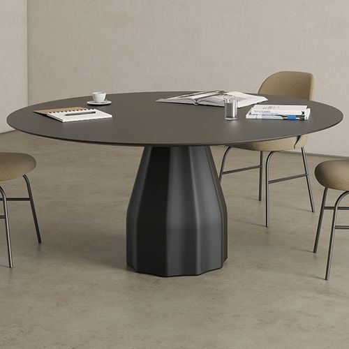 Table contemporaine - BURIN - Viccarbe - en MDF / en HPL / avec piètement en polypropylène