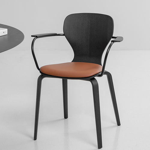 Chaise contemporaine - EARS - Viccarbe - d'intérieur / en tissu / en cuir